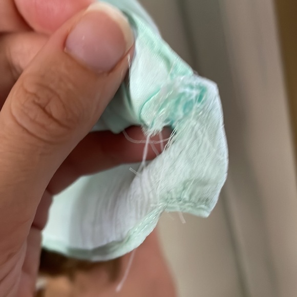 *CLOSET CLOSING* Mint Chiffon Maxi Skirt - Picture 7 of 7